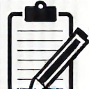 Ikona notatnika i ołówka